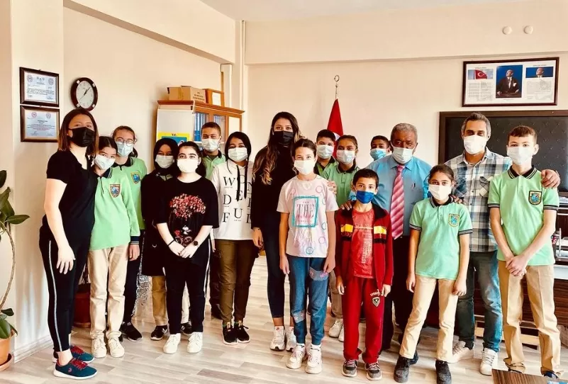 Bugün 80. Yıl Cumhuriyet Ortaokulundaydık