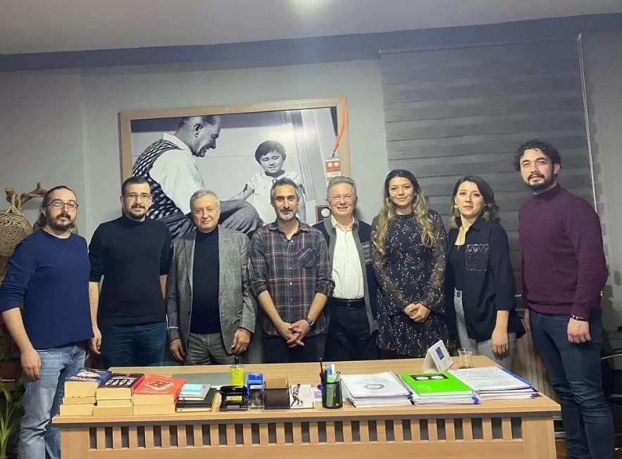 Uğur Barlık ve Latif Kavukçunun Derneğimize Ziyareti