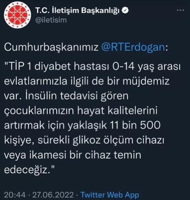 Tip1 Diyabette Mutlu Son