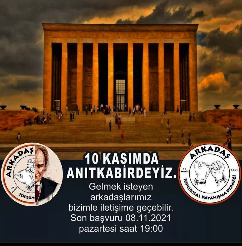 10 Kasımda Anıtkabirdeyiz