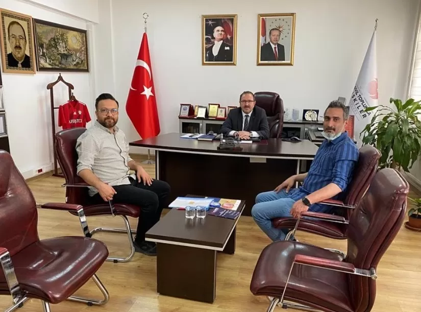 Çorum İl Sivil Toplumla İlişkiler Müdürümüzü Ziyaret Ettik
